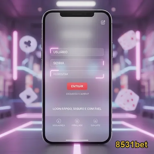 Interface de app da 8531bet com foco em bônus e VIP