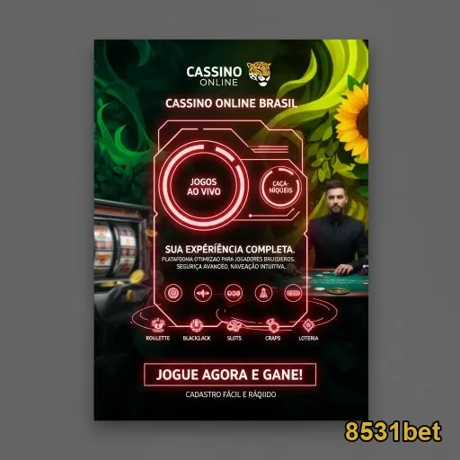 Jogador em mesa VIP de cassino ao vivo na 8531bet